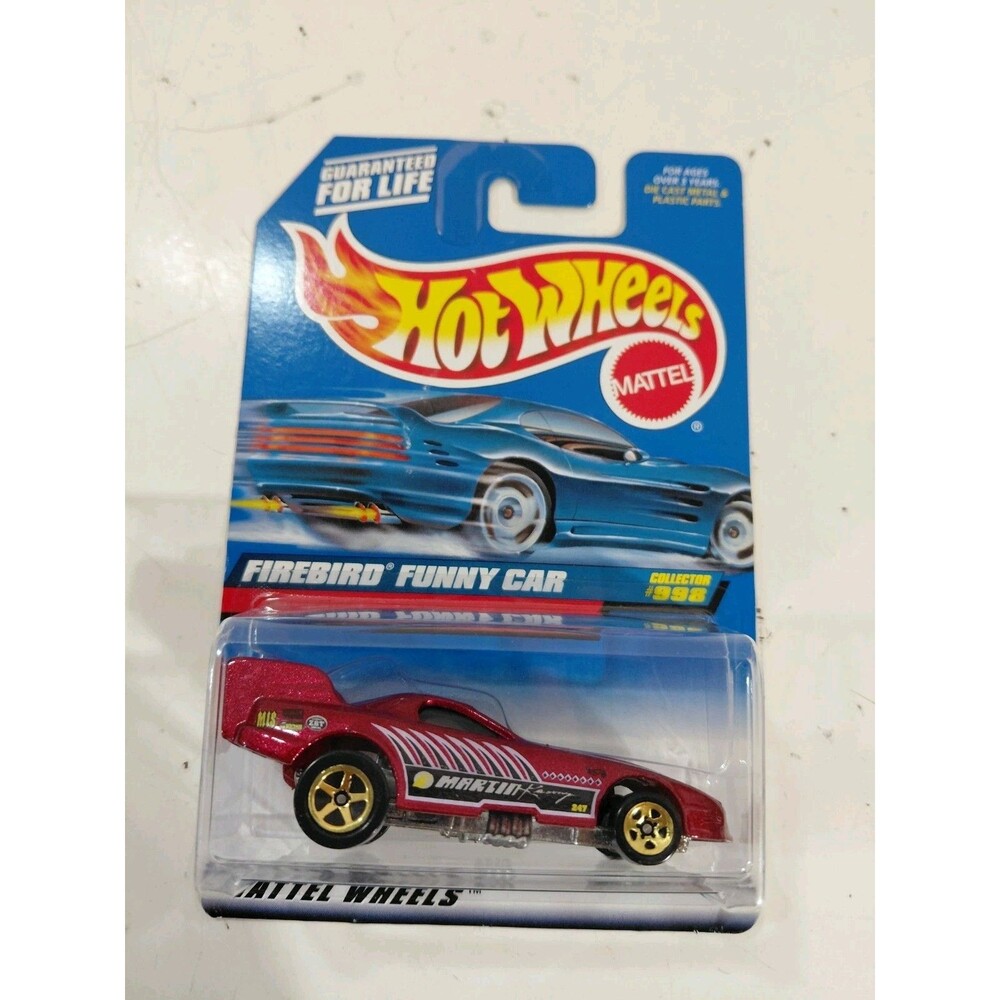 NIP Hot Wheels 1998 Main Line 1:64 Die Cast Pontiac Firebird Funny Car Dragster